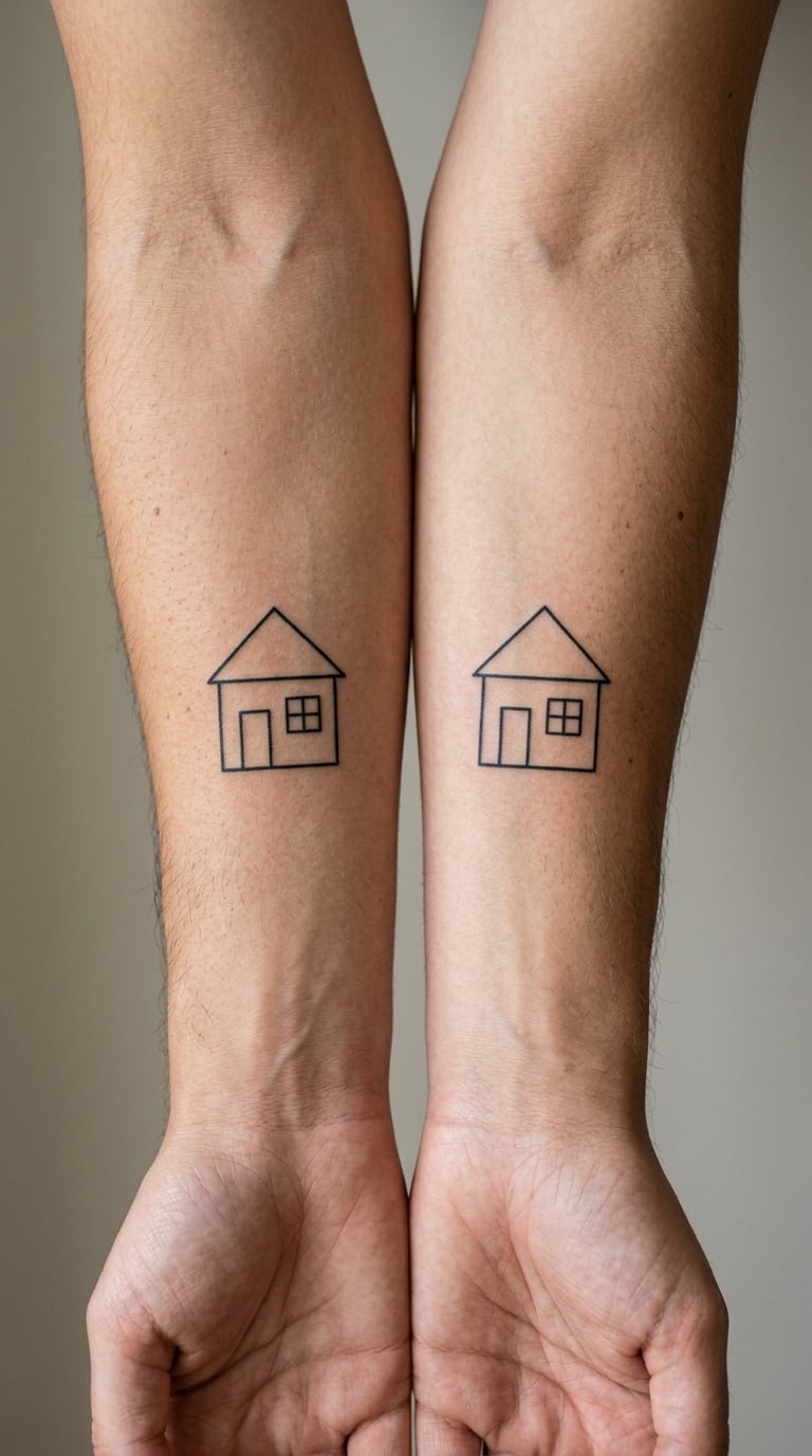 Two Tiny Geometric Houses