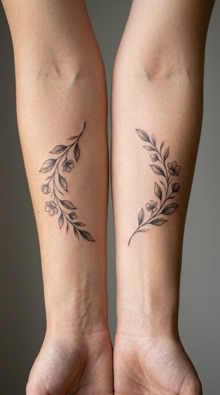 Matching Floral Branches