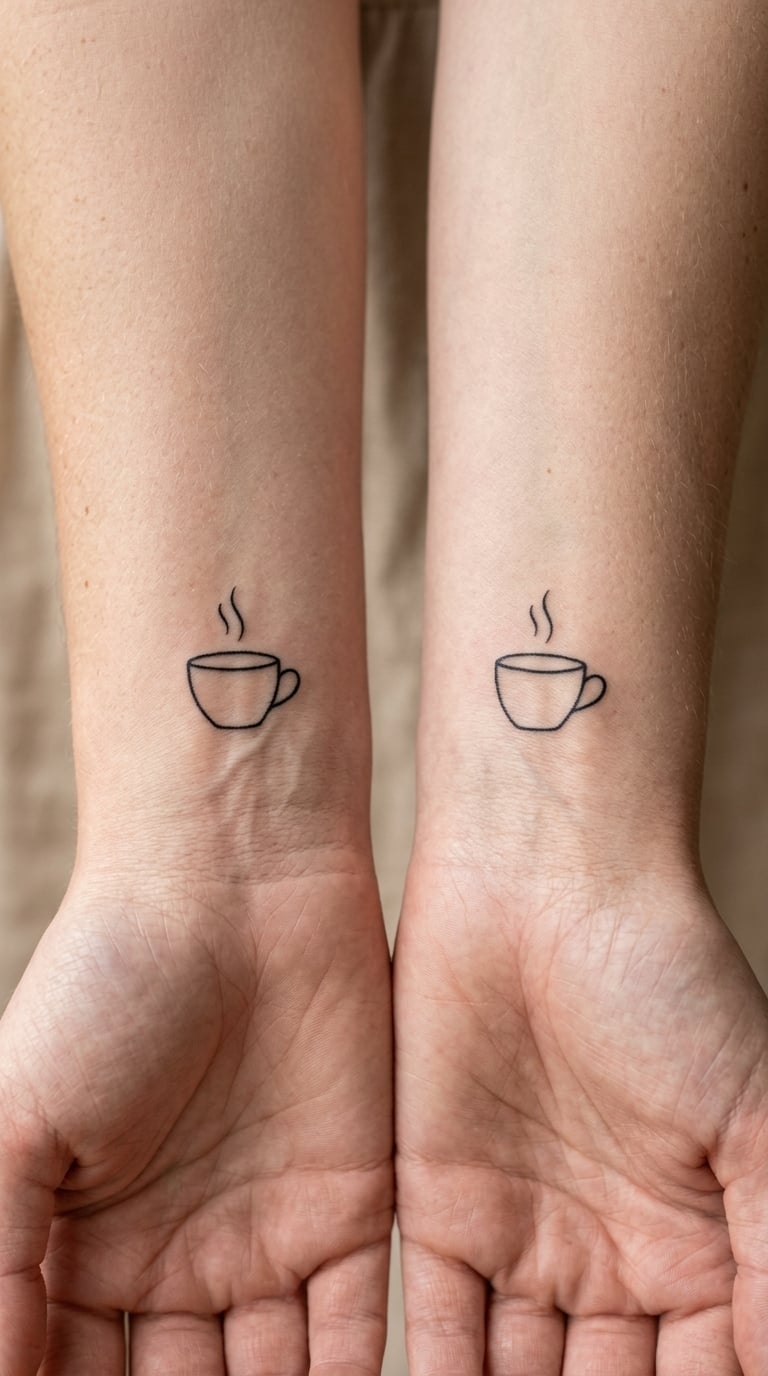 Matching Coffee Cup Symbols