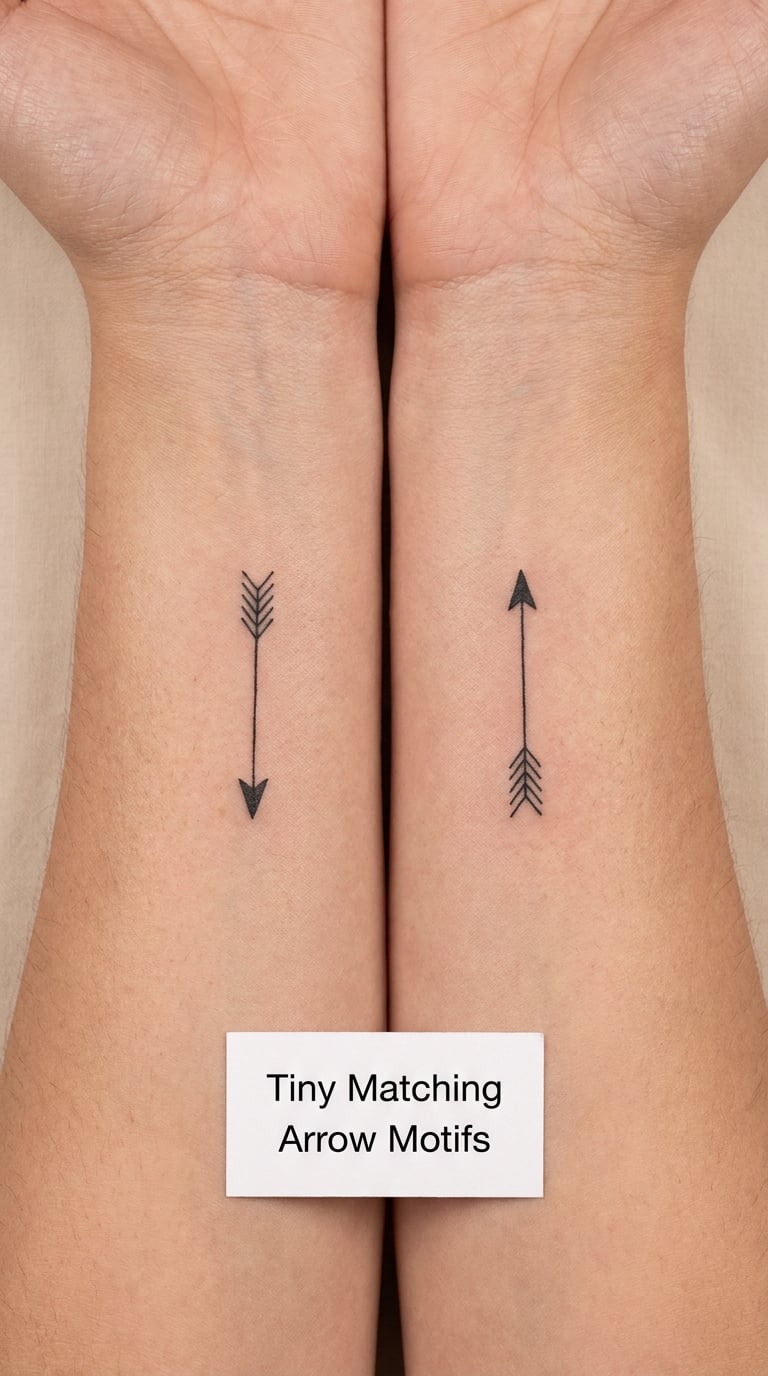 Tiny Matching Arrow Motifs