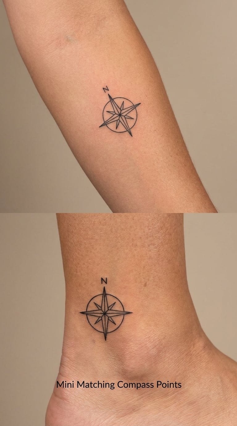 Mini Matching Compass Points
