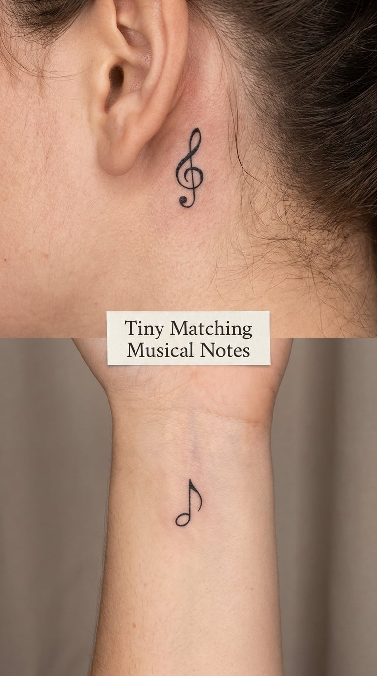 Tiny Matching Musical Notes