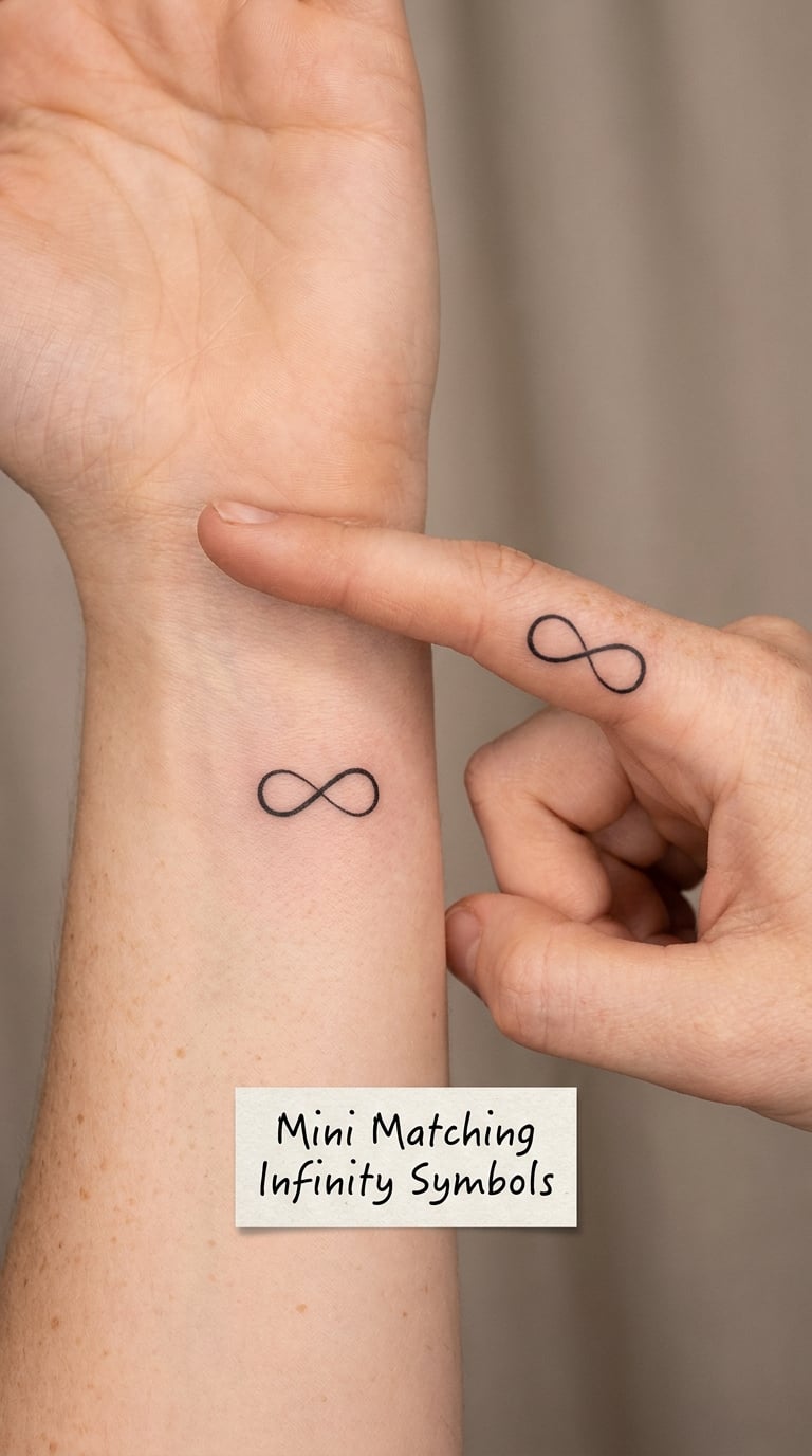 Mini Matching Infinity Symbols