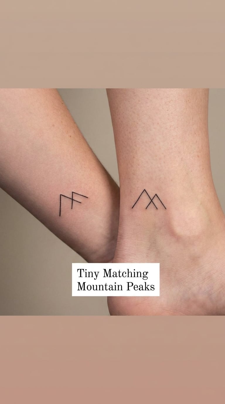 Tiny Matching Mountain Peaks