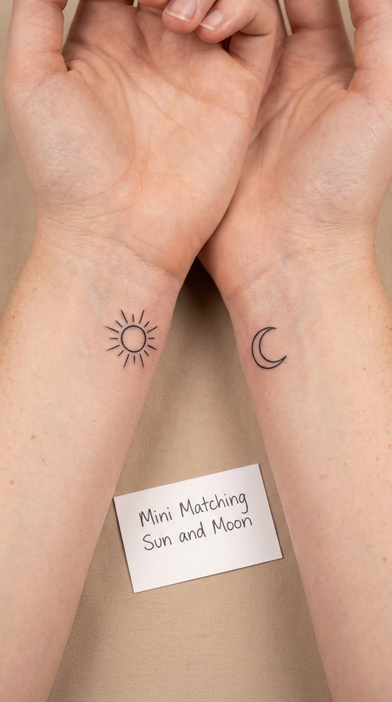 Mini Matching Sun and Moon