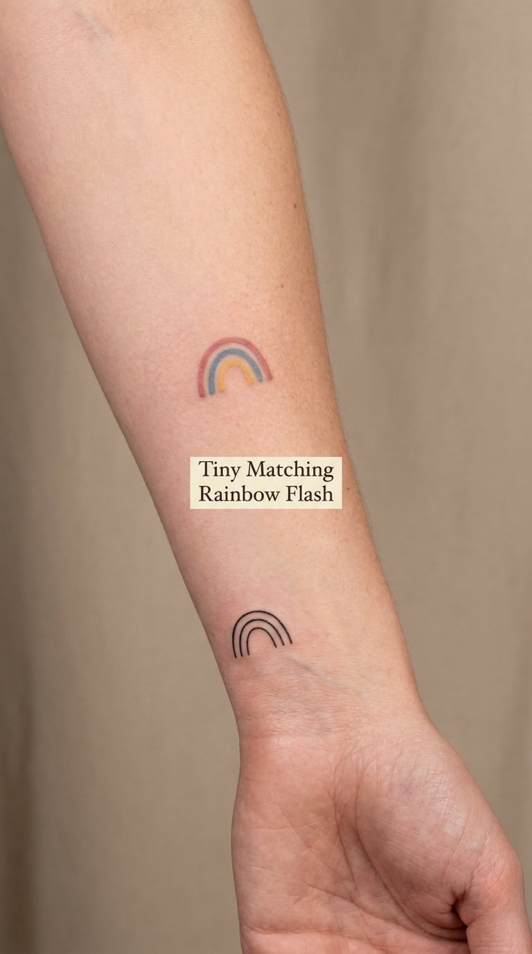 Tiny Matching Rainbow Flash