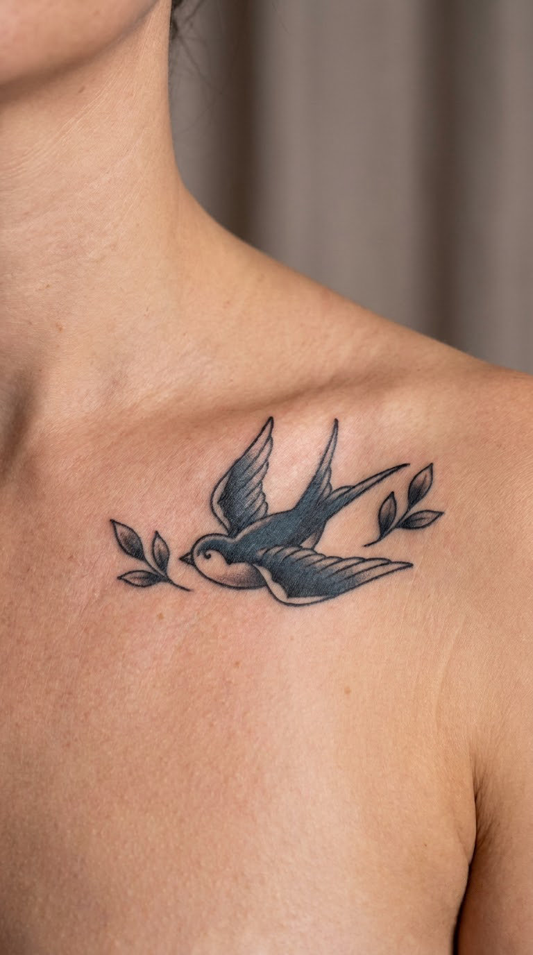 Traditional Swallow in a Small Collarbone Frame