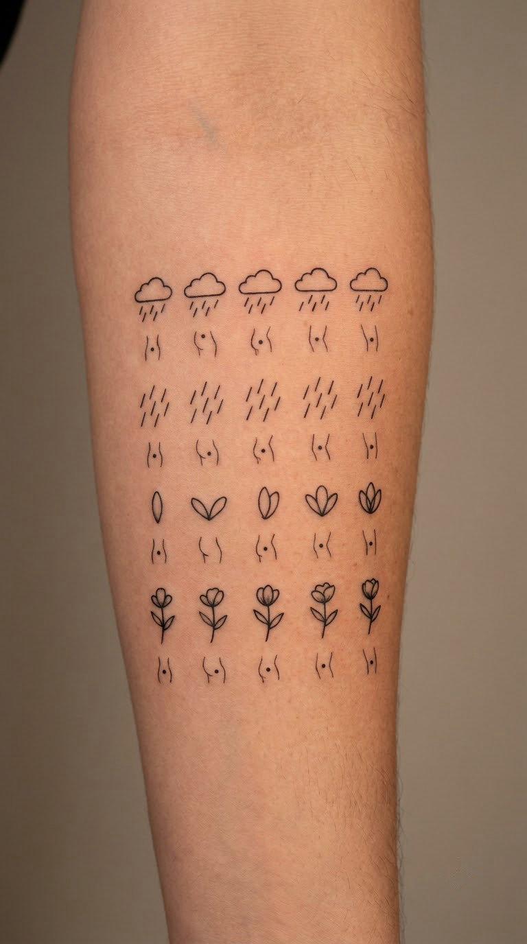 No Rain No Flowers Tattoo Ideas: Quick Guide