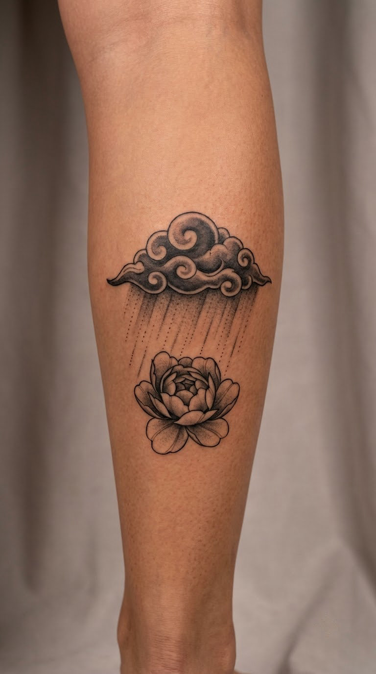 Black and Grey Storm Bloom