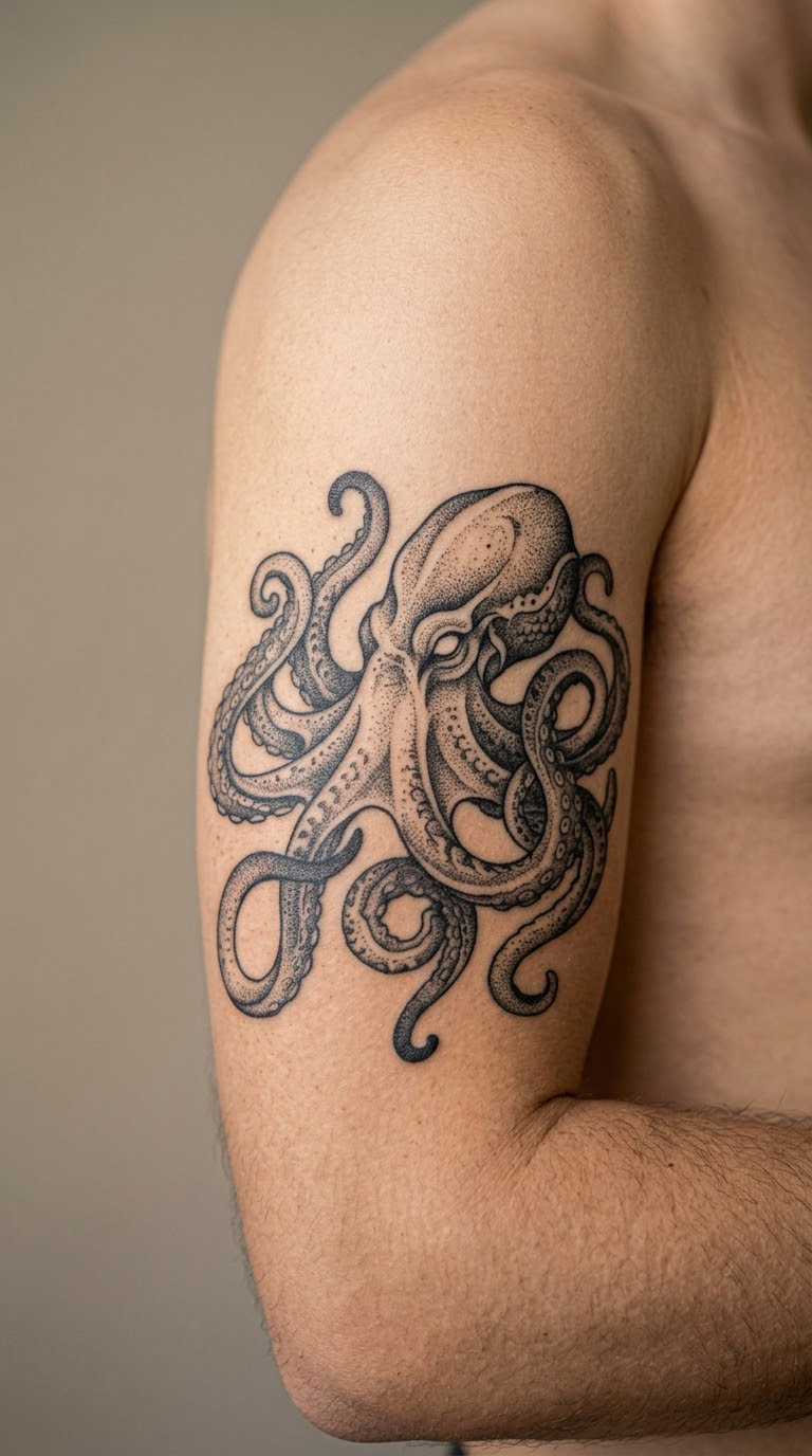 Dotwork Octopus