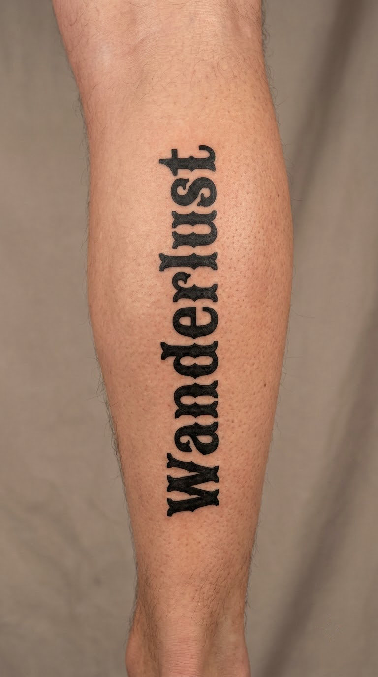 Wanderlust in Western Type