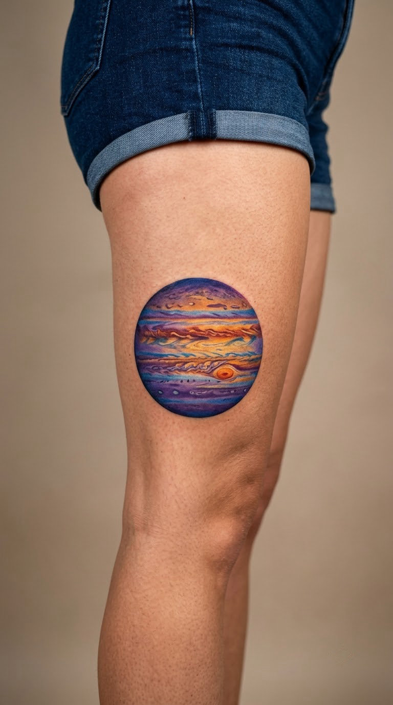 Neon-Colored Jupiter