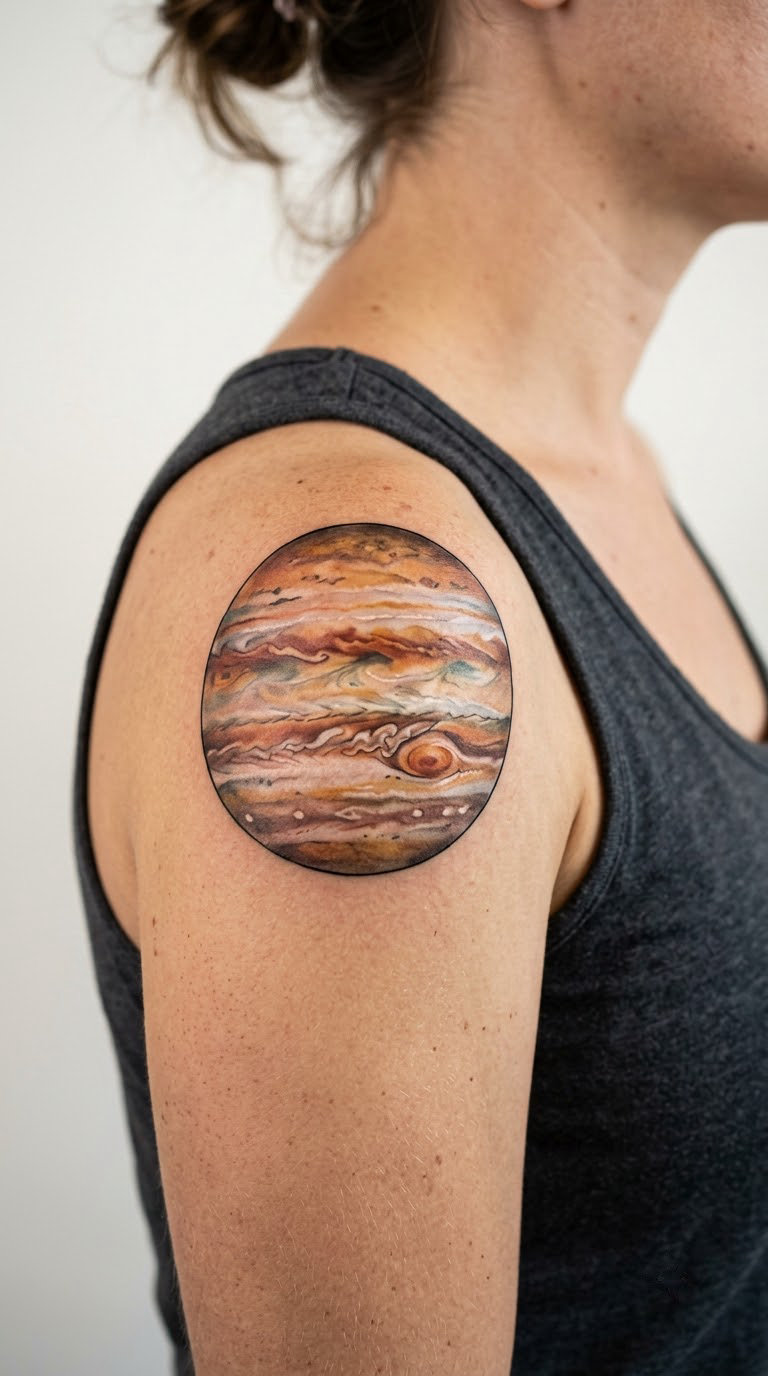 Watercolor Jupiter