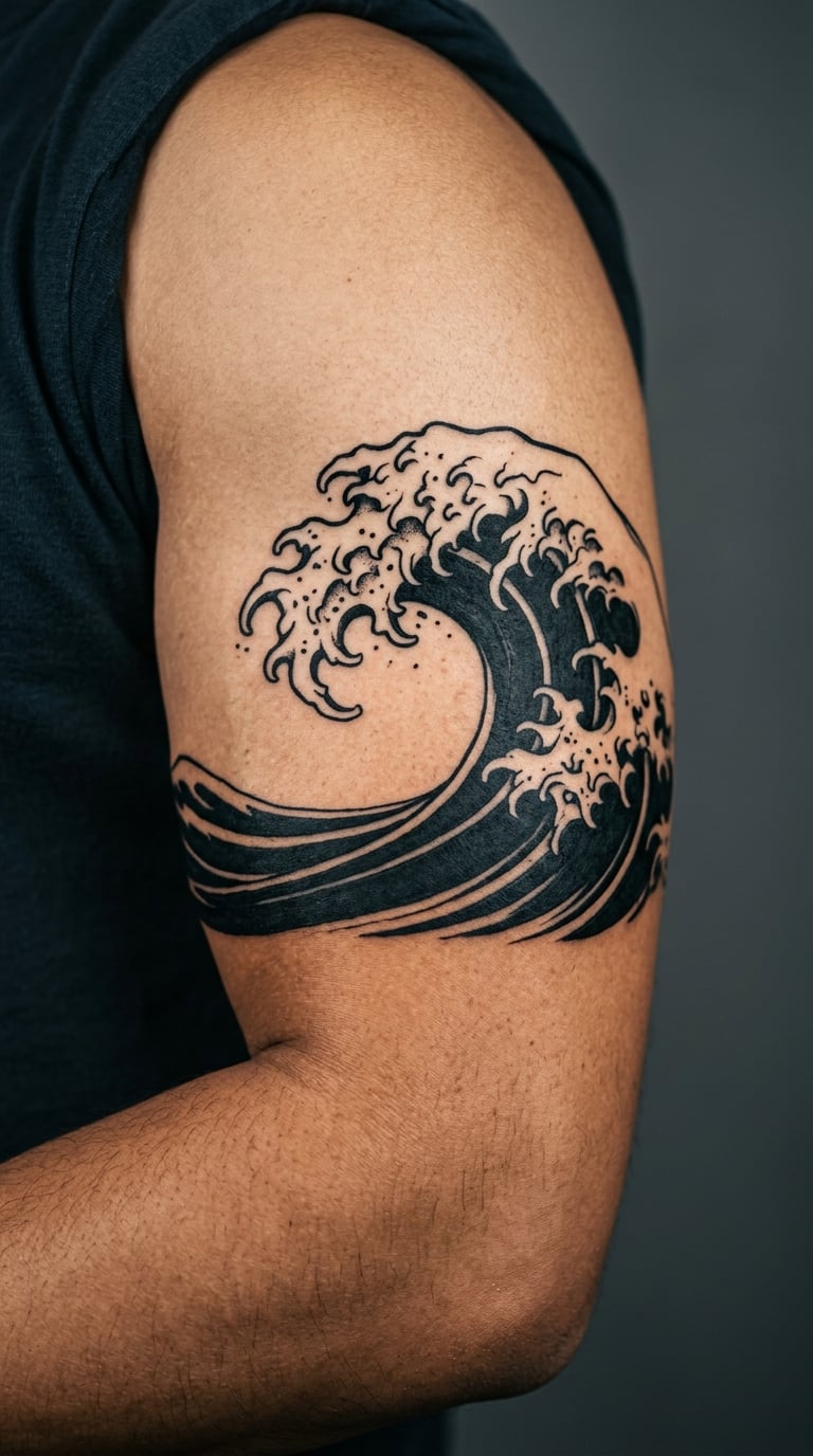 Japanese-Style Rising Wave