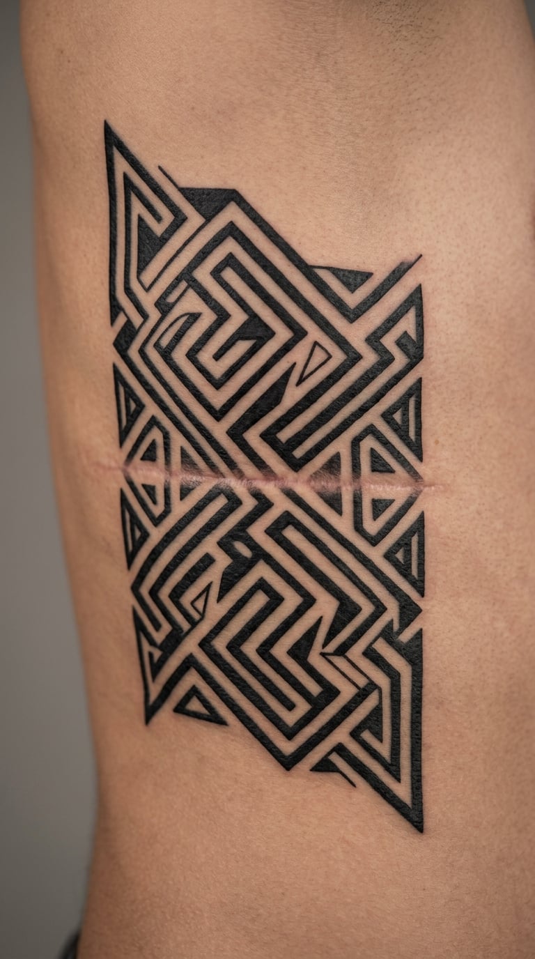 Interlocking Geometric Maze