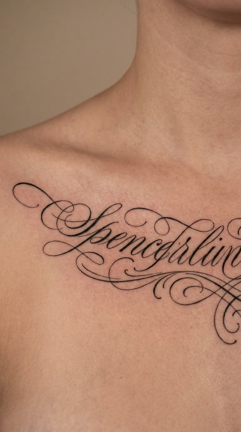 Always, in All Ways in Spencerian Flourish