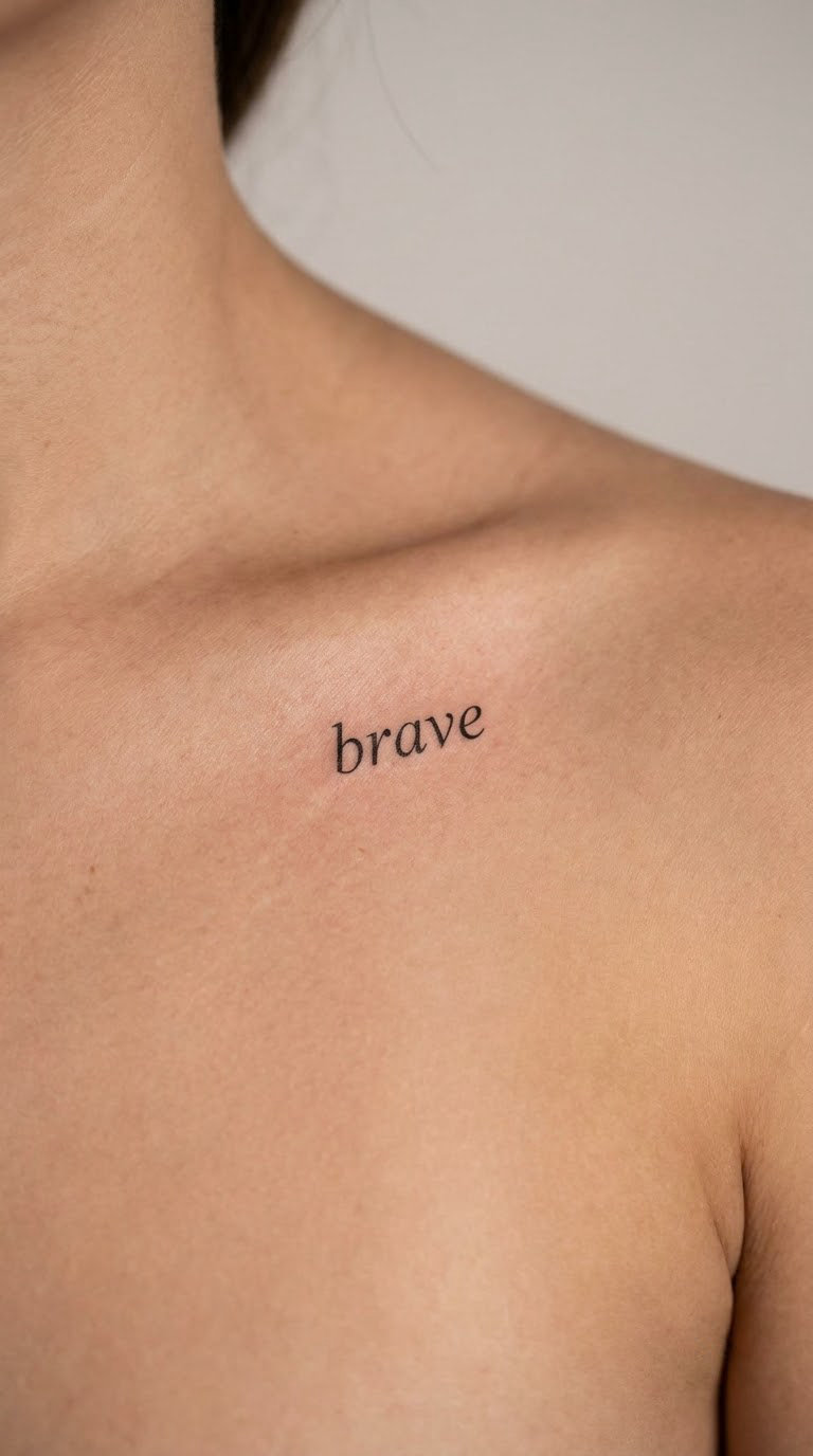 Single-Word Lumen in Delicate Italic Serif