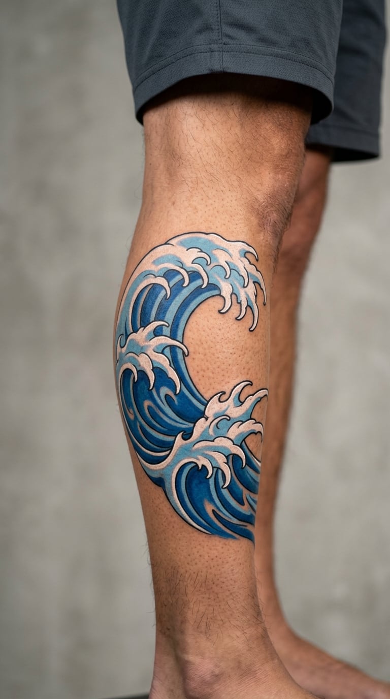 Storm Waves in Japanese Style