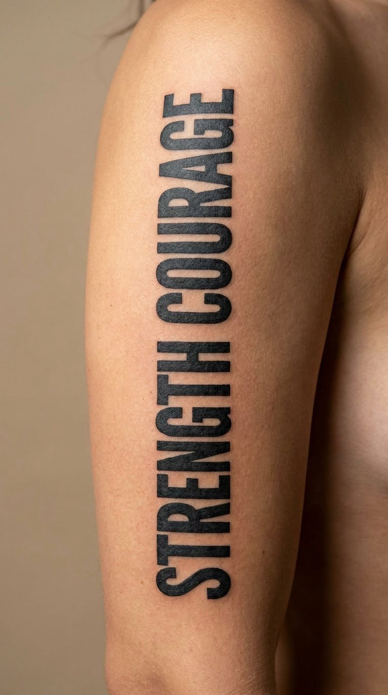 Keep Going in a Bold Condensed Font