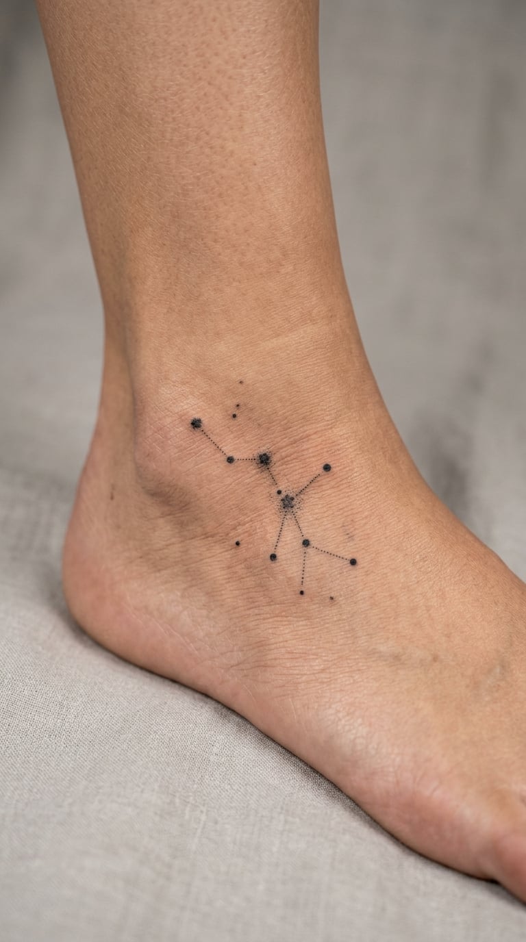 Constellation Cluster in Dotwork