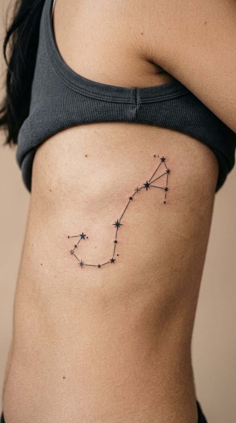 Zodiac Constellation and Star Map