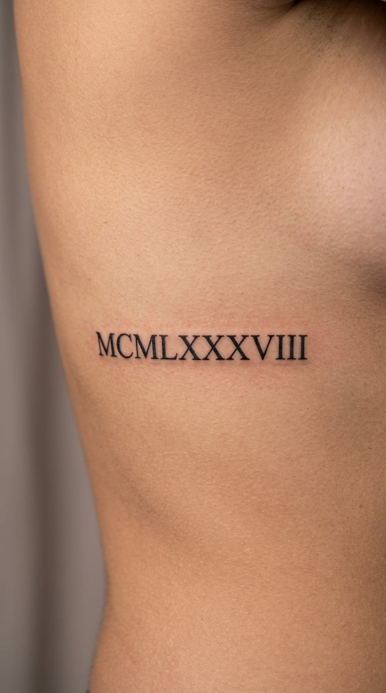 Roman Numeral Anniversary Date