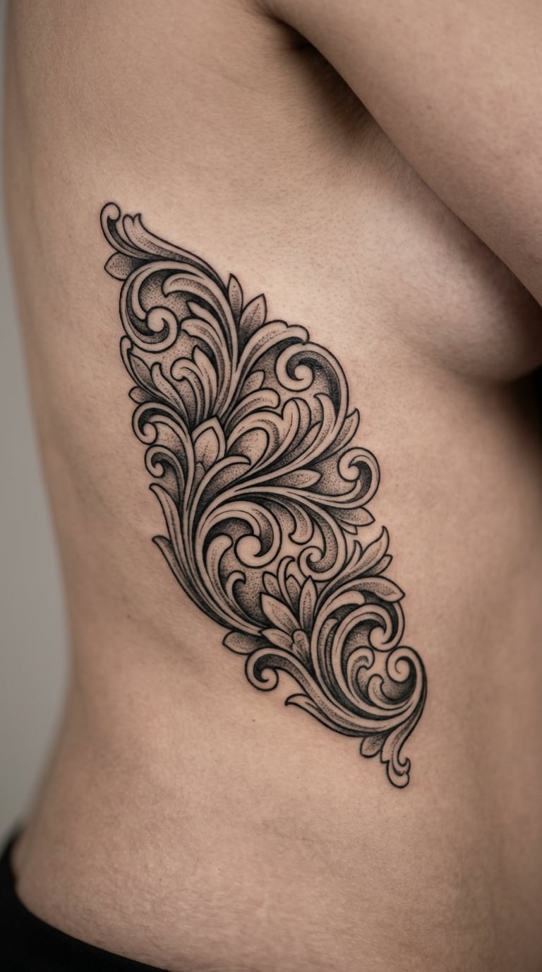 Ornamental Filigree Panel