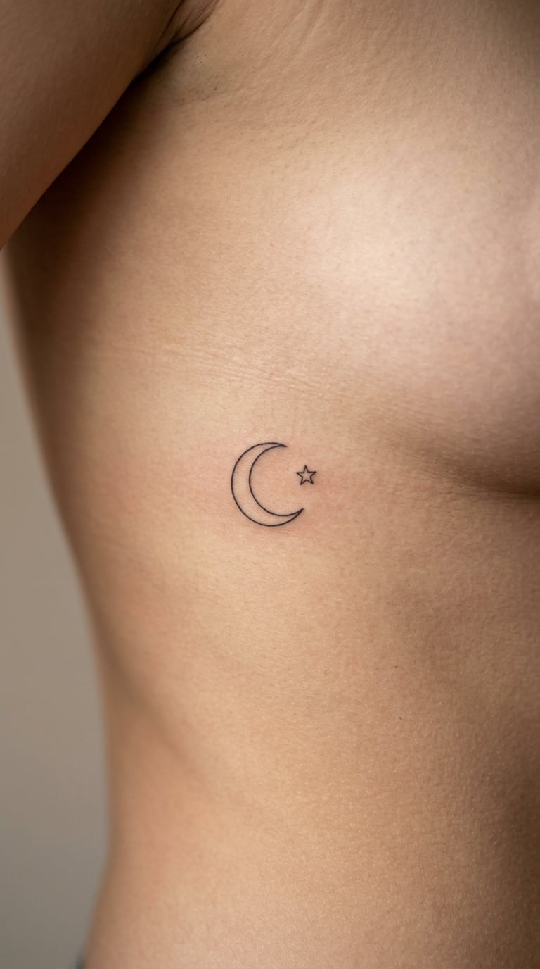 Crescent Moon and Star, Barely There