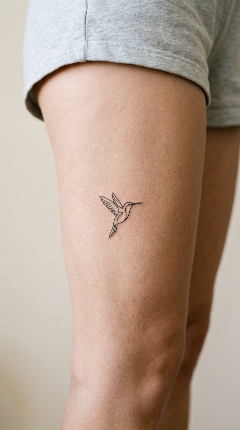 Small Side Thigh Tattoo Ideas for Women With Meaning