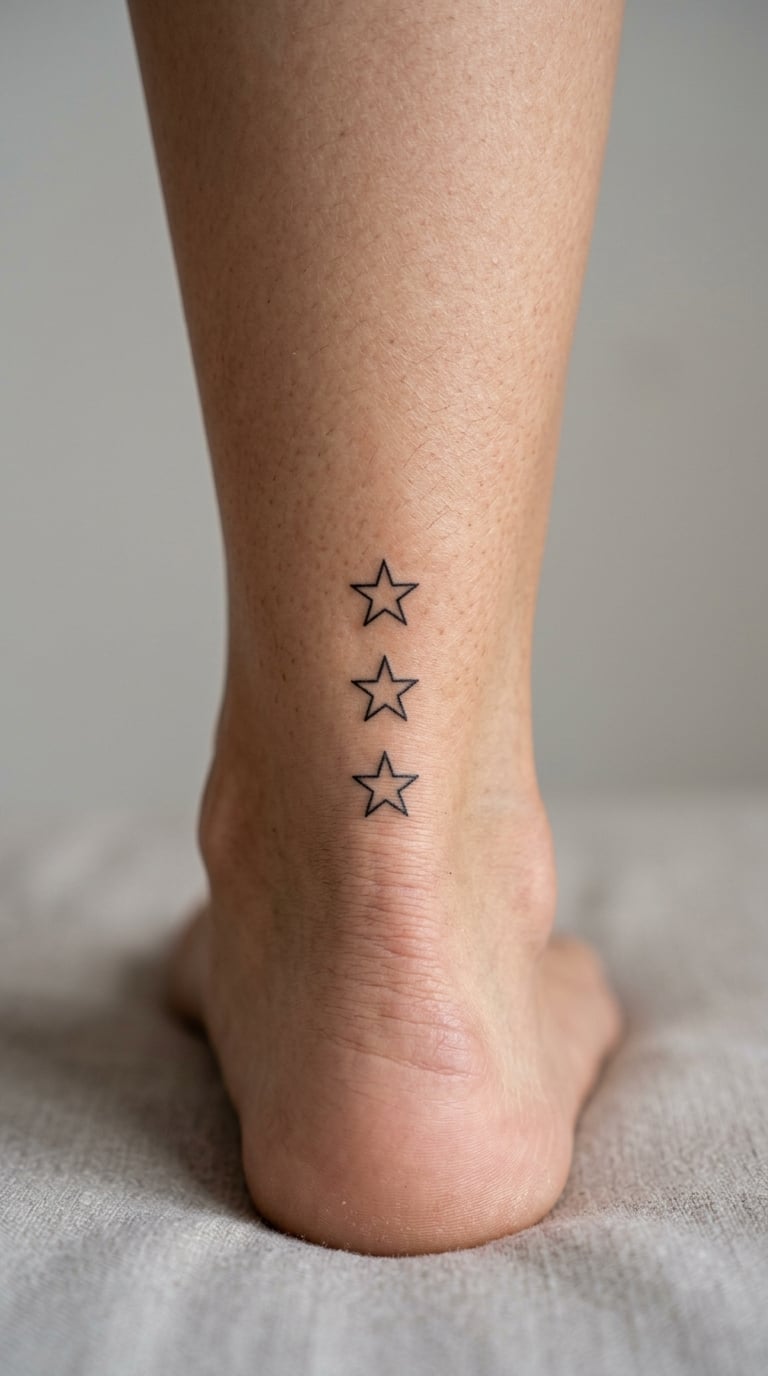 Tiny Star Cluster Behind the Ankle