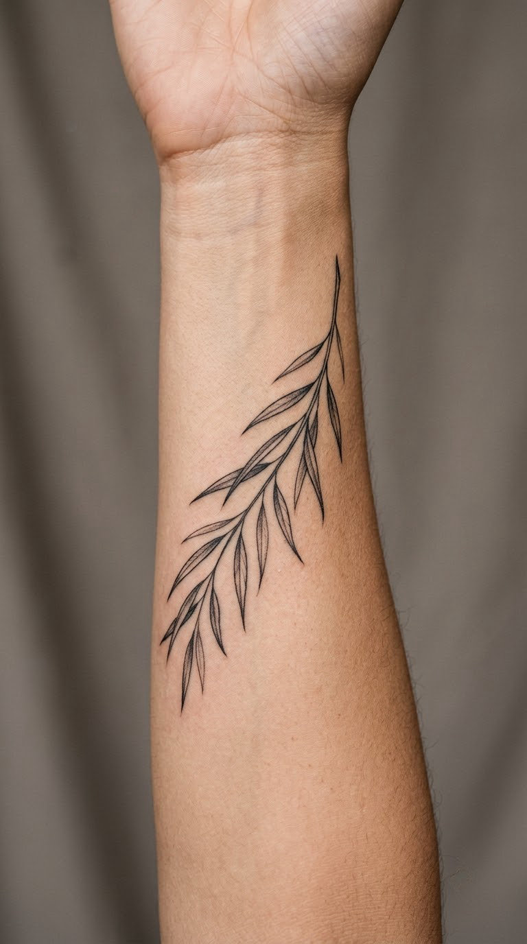 Single Willow Branch