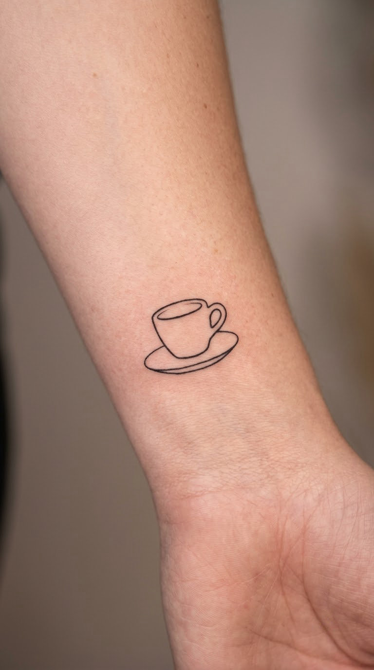 Espresso Cup Outline