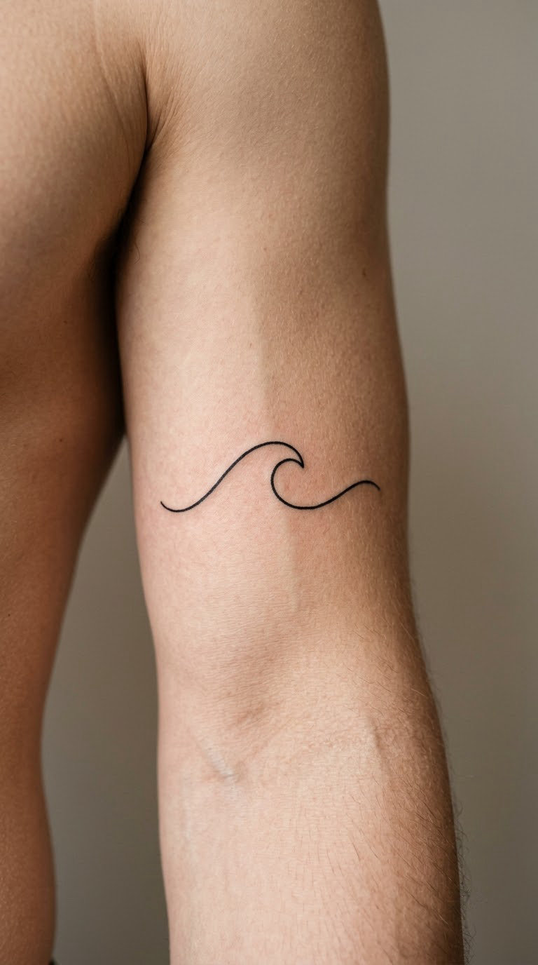 One-Wave Ocean Line