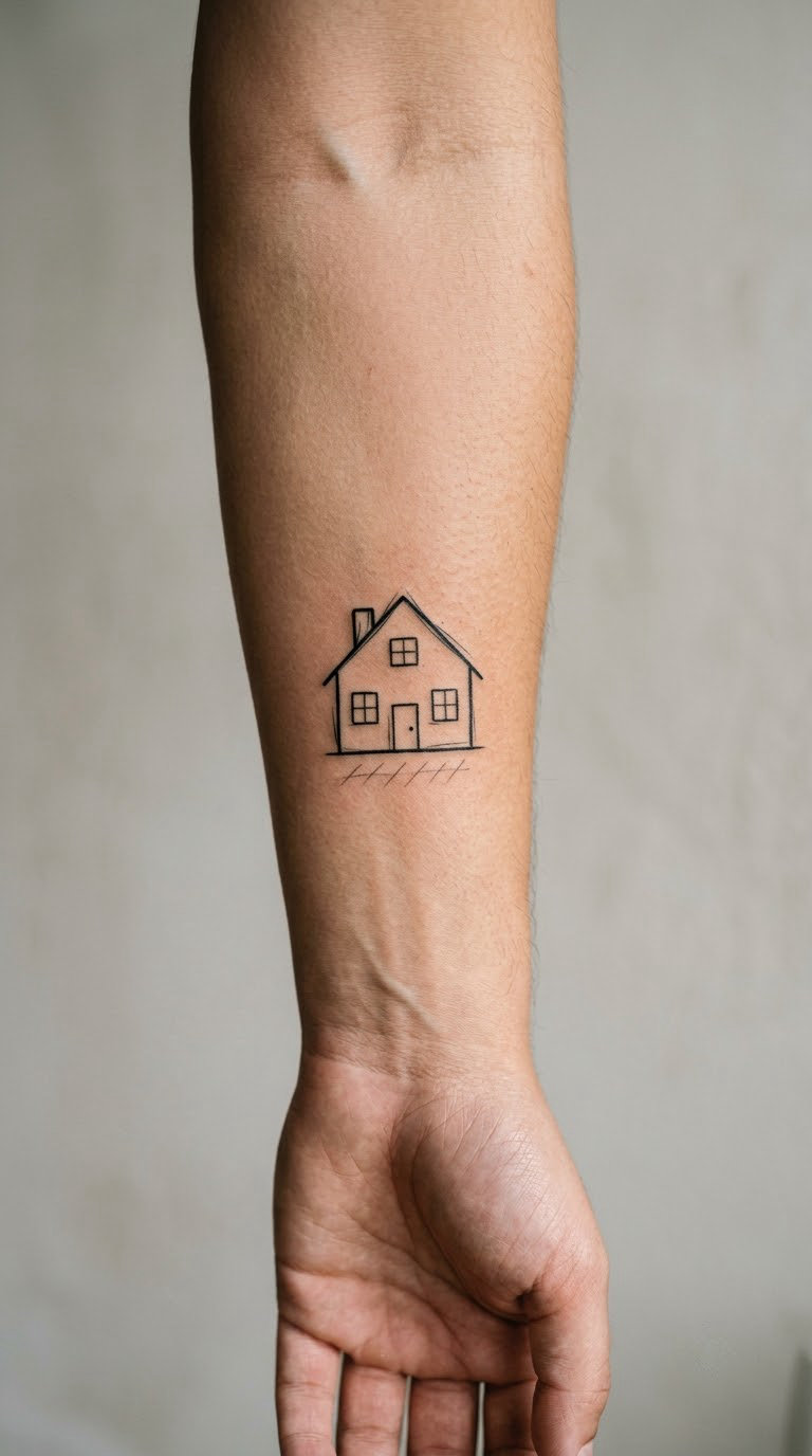 Minimal Sketched House