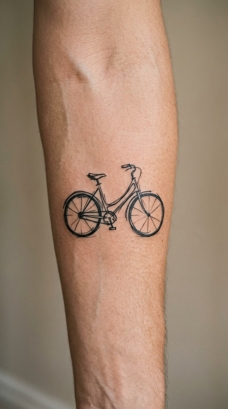 Sketched Bicycle