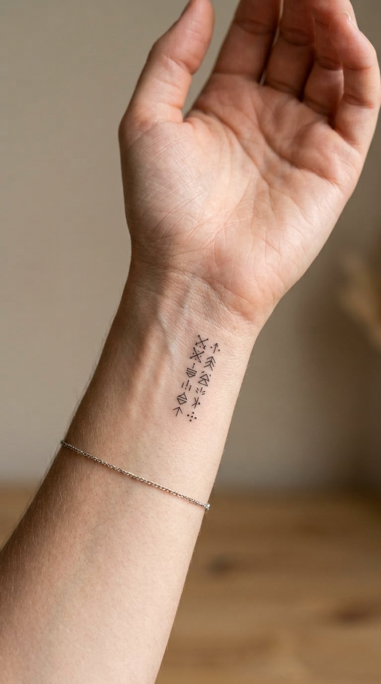 Coordinates on the Inside of the Wrist