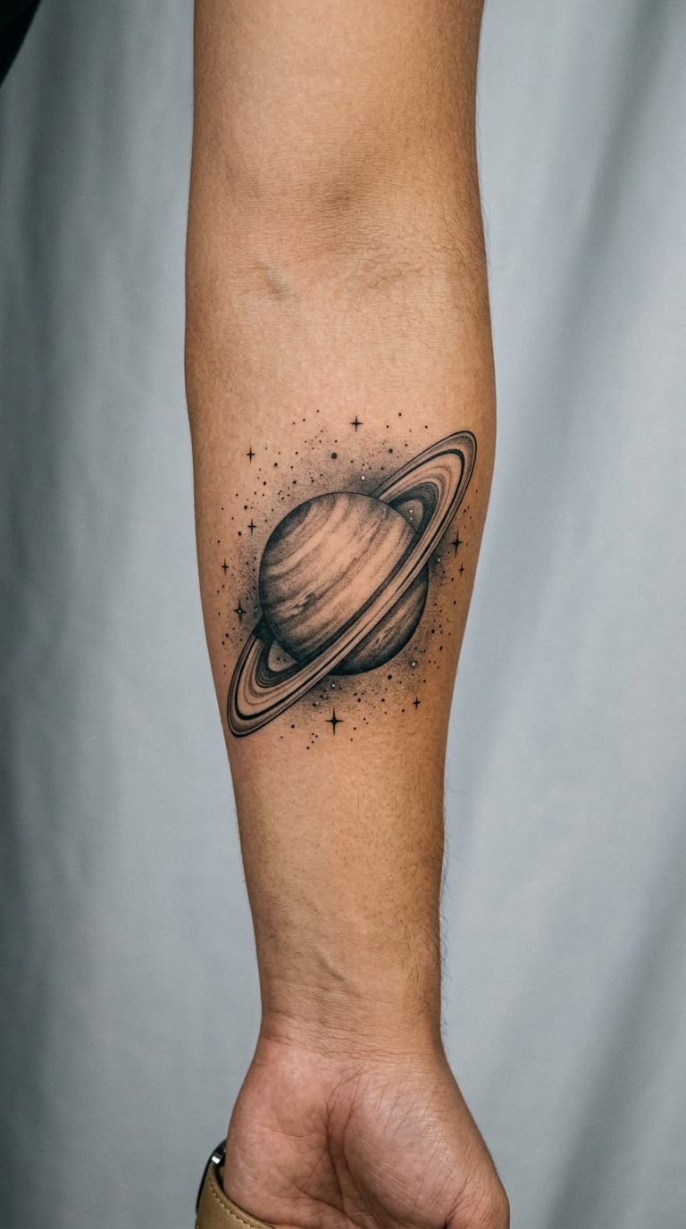 Realistic Planet And Orbital Map Sleeve