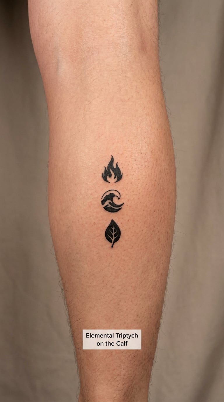 Elemental Triptych on the Calf