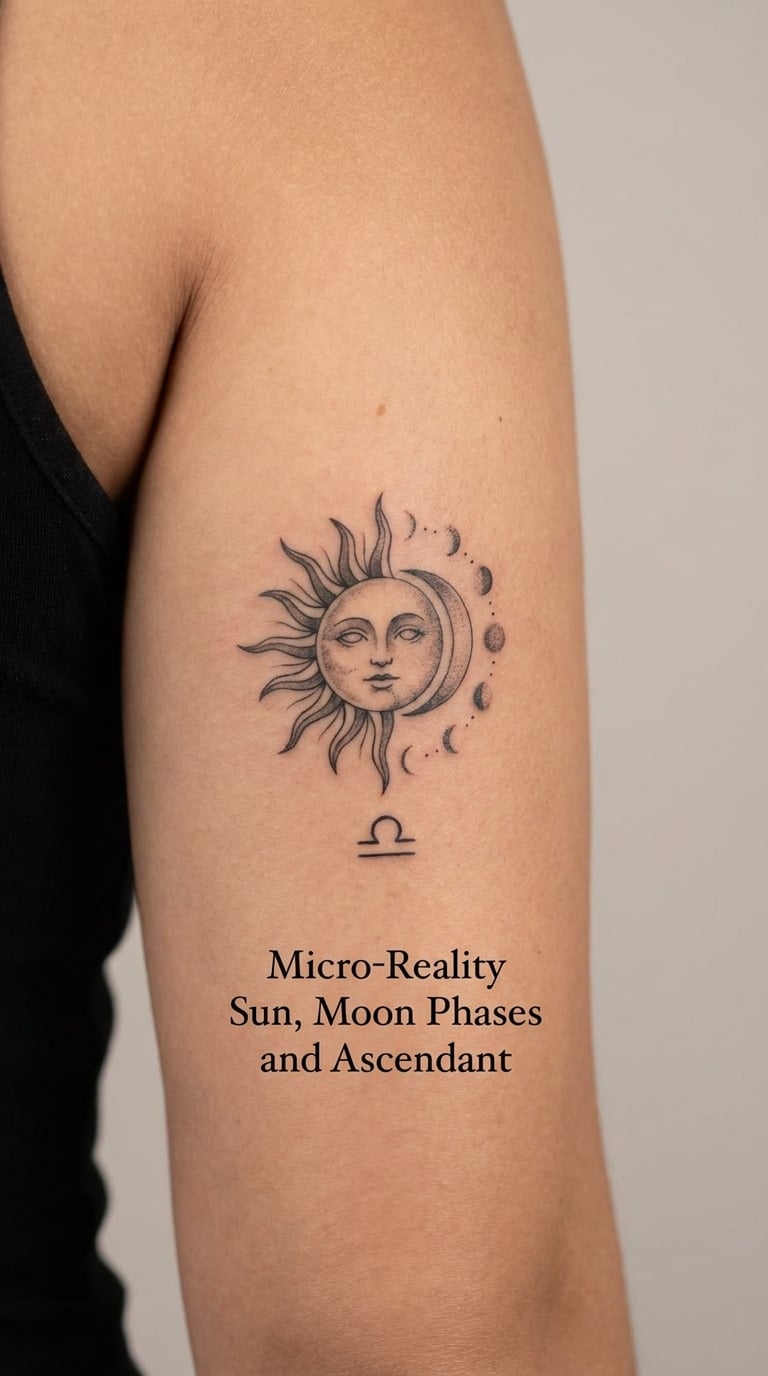Micro-Reality Sun, Moon Phases and Ascendant