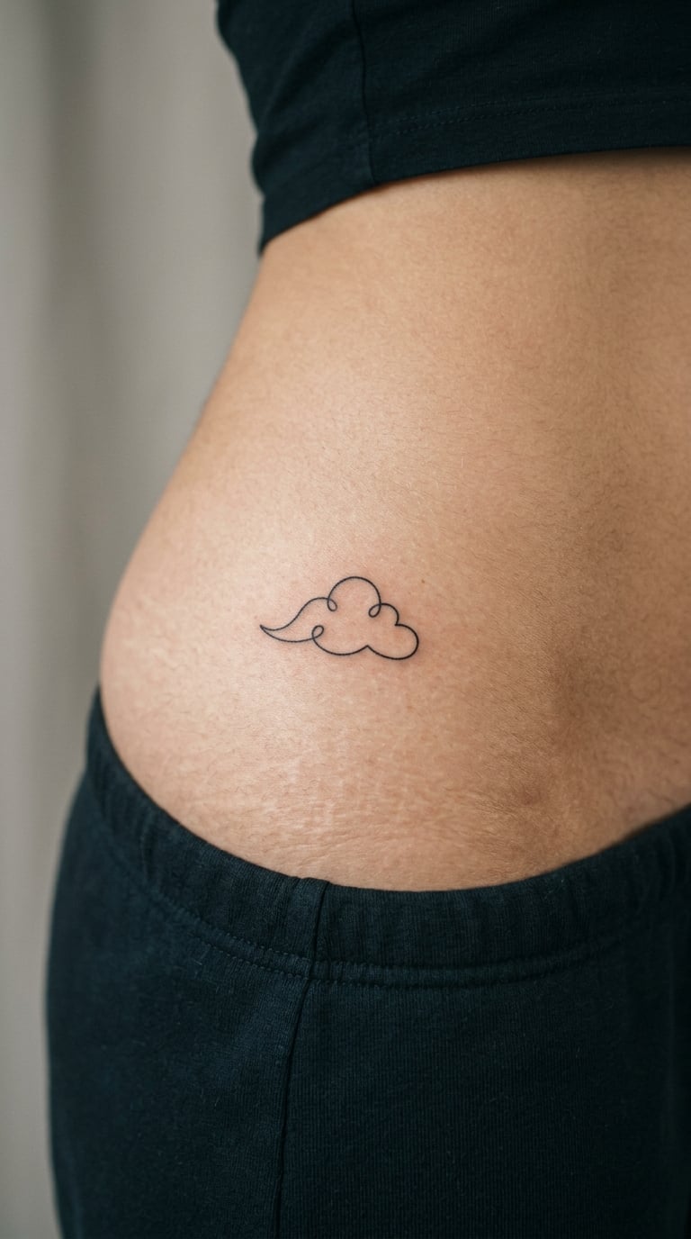 Minimal Cloud Linework on the Hip