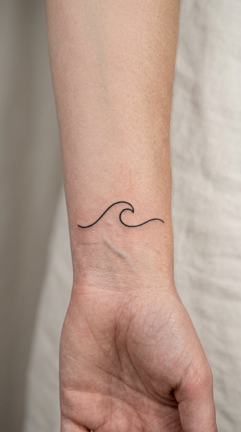 Minimal Breathing Wave on the Wrist