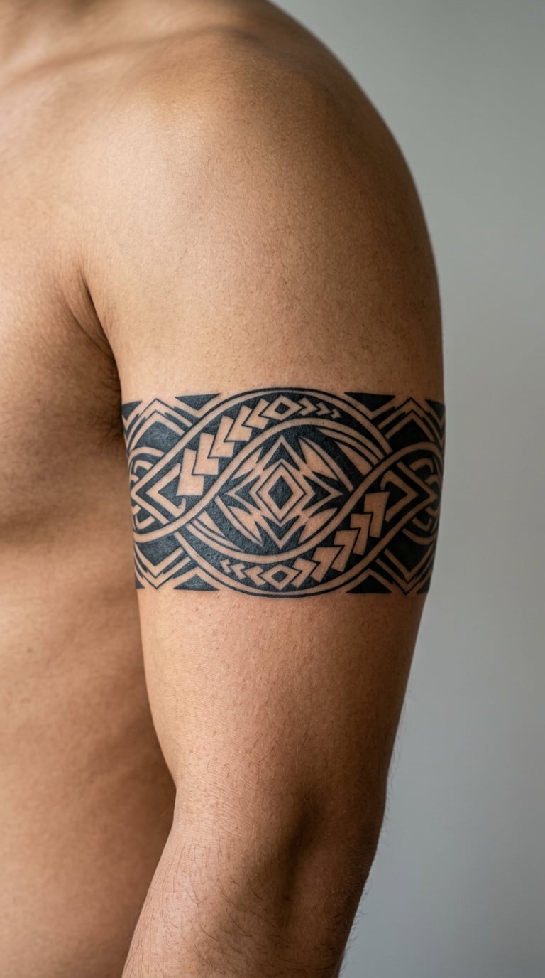 Geometric Wave Pattern on the Upper Arm