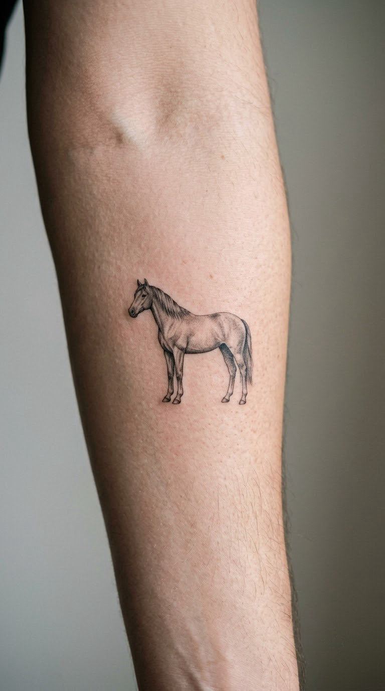 Micro-Realism Horse Portrait