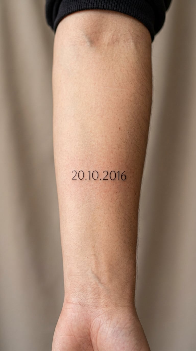 Blank Birth Date in Fine-Line Type