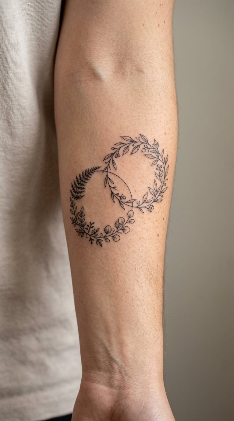 Two Interlocking Botanical Circles