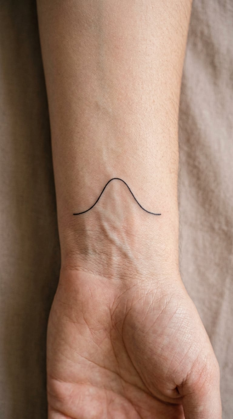 Single Flat Line Heartbeat