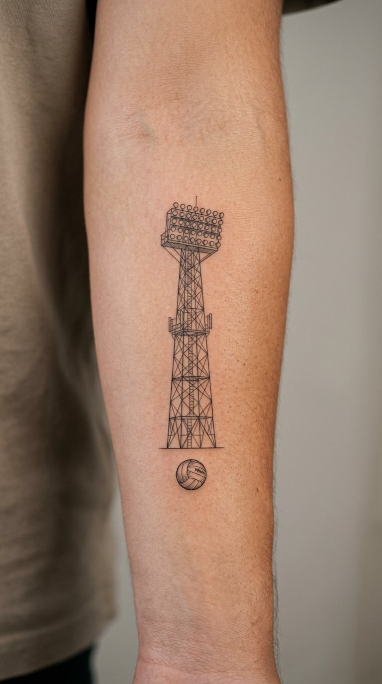 Stadium Light Tattoo