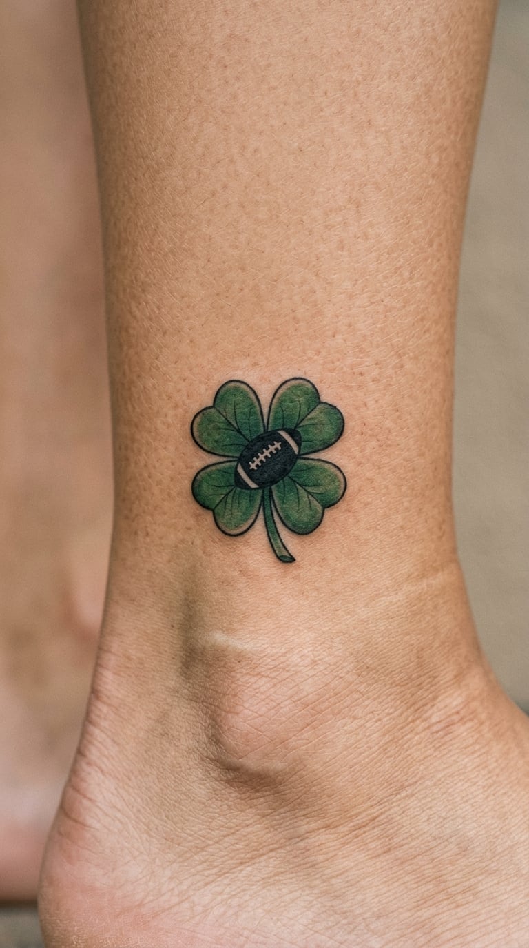Four-Leaf Clover Football