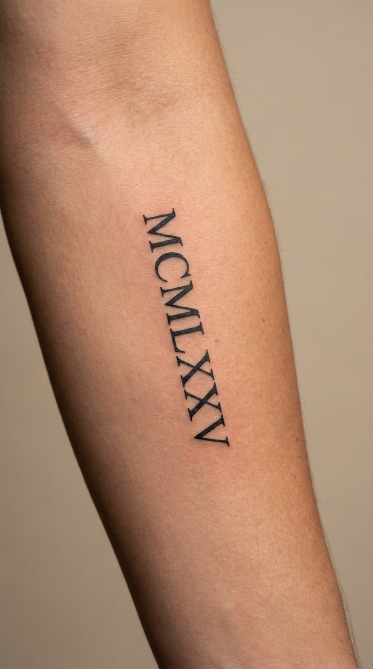 Roman Numeral Milestone