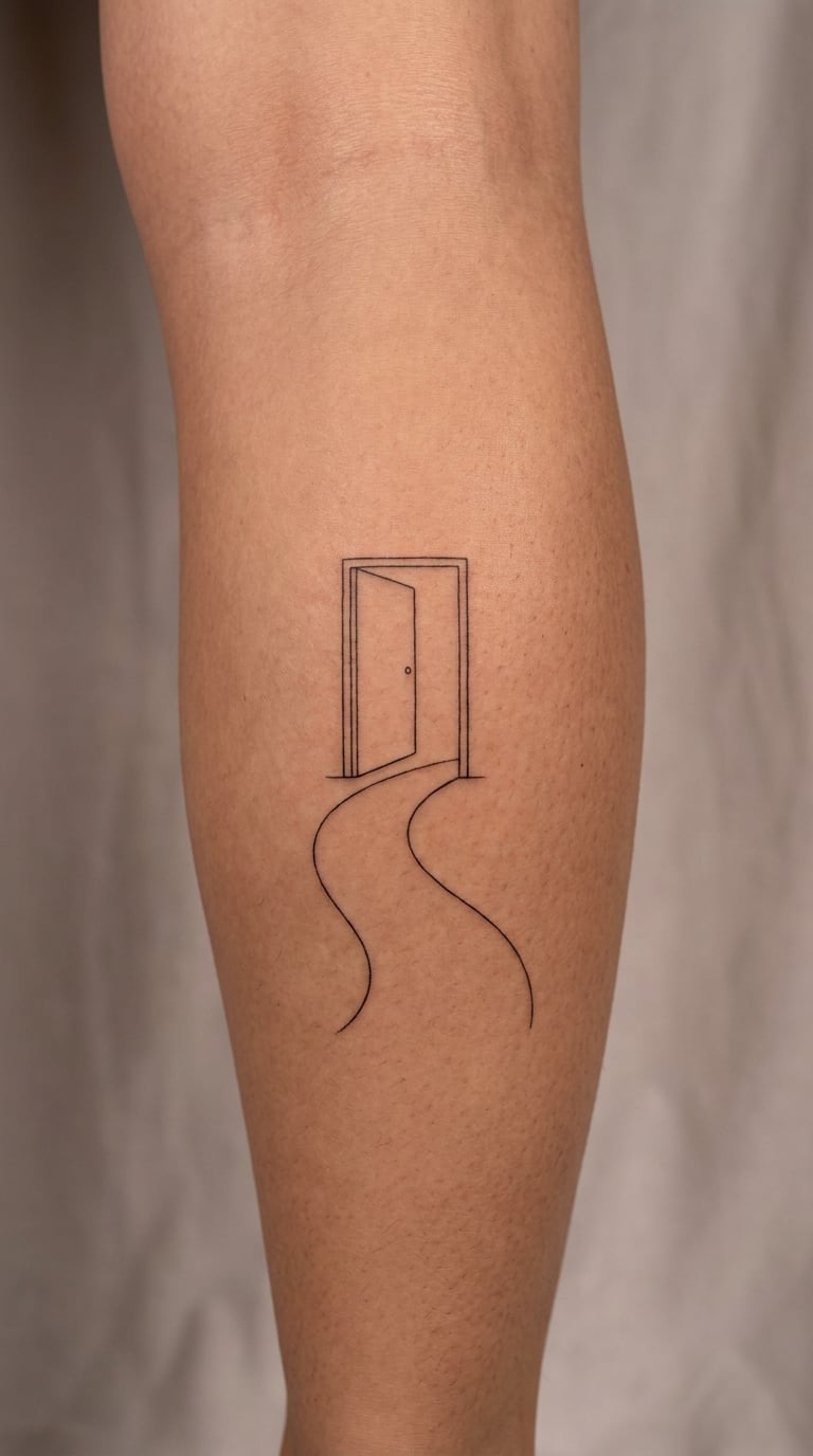 Open Door With a Minimal Path